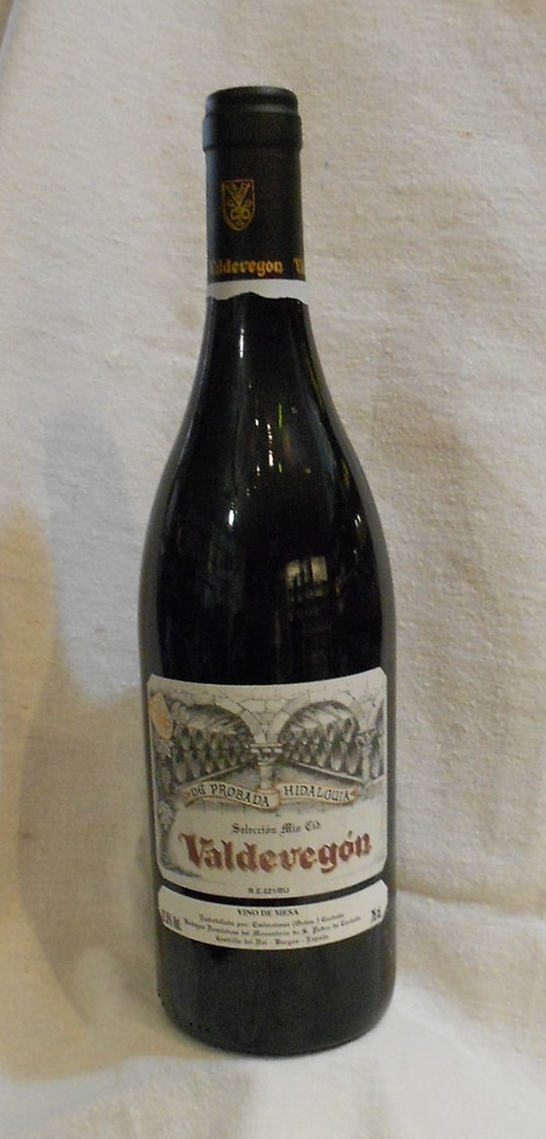 vino tinto rioja valdevegon 1995