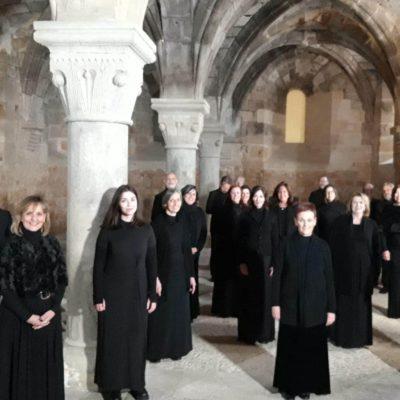 Sábado: El Coro de cámara de Madrid graba en el monasterio